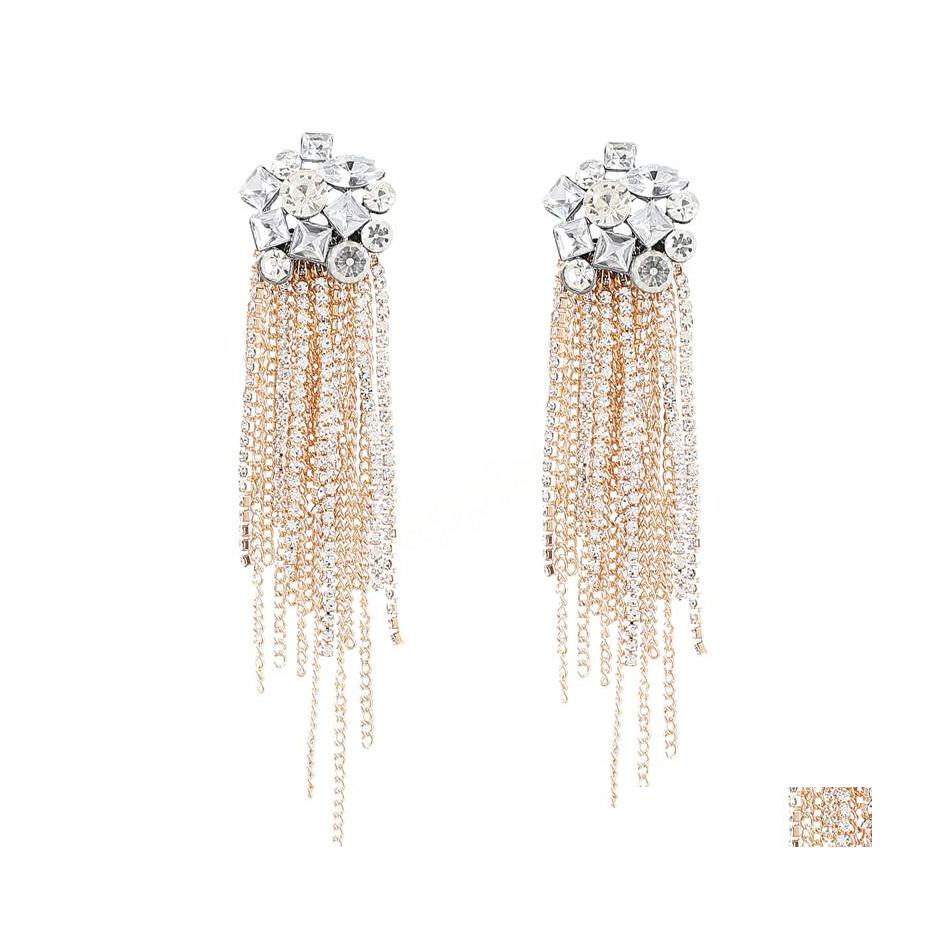 Dangle Chandelier Fashion Metal Acrylic Rhinestone Geometric Tassel Earrings Party Simple Womens Jewelry Drop Delivery Dh79Q
Dangle Chandelier Fashion Metal Acrylic Rhinestone Geometric Tassel Earrings Party Simple Womens Jewelry Drop Delivery Dh79Q