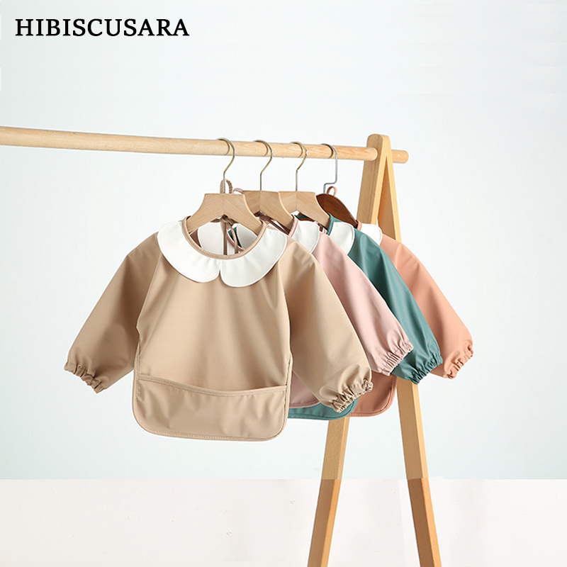 Bibs Burp Cloths Easy Clean PU Full Sleeve Bib Baby Kids Solid Color Soft Faux Leather Children Apron Painting Meals Protection Waterproof Smock 230204
Bibs Burp Cloths Easy Clean PU Full Sleeve Bib Baby Kids Solid Color Soft Faux Leather Children Apron Painting Meals Protection Waterproof Smock 230204