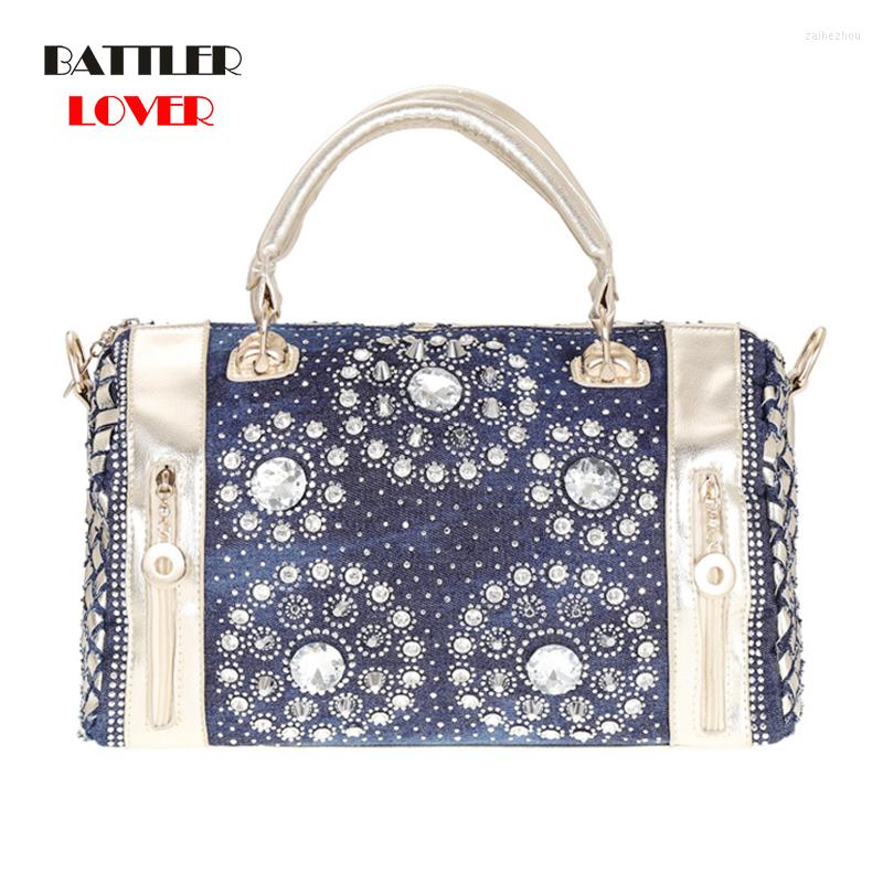 Evening Bags Women's Diamonds Printing Handbags Rivet Design Messenger Crossbody Bag For Female Big Capacity Denim Travel Totes High, 100 pcs choose this
Evening Bags Women's Diamonds Printing Handbags Rivet Design Messenger Crossbody Bag For Female Big Capacity Denim Travel Totes High, 100 pcs choose this
