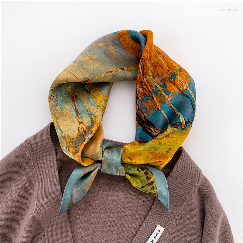 Scarves 2023 Print Natural Silk Square Fashion Bandana Headband Women Designer Small Neck Foulard Female Kerchief Hairband
Scarves 2023 Print Natural Silk Square Fashion Bandana Headband Women Designer Small Neck Foulard Female Kerchief Hairband