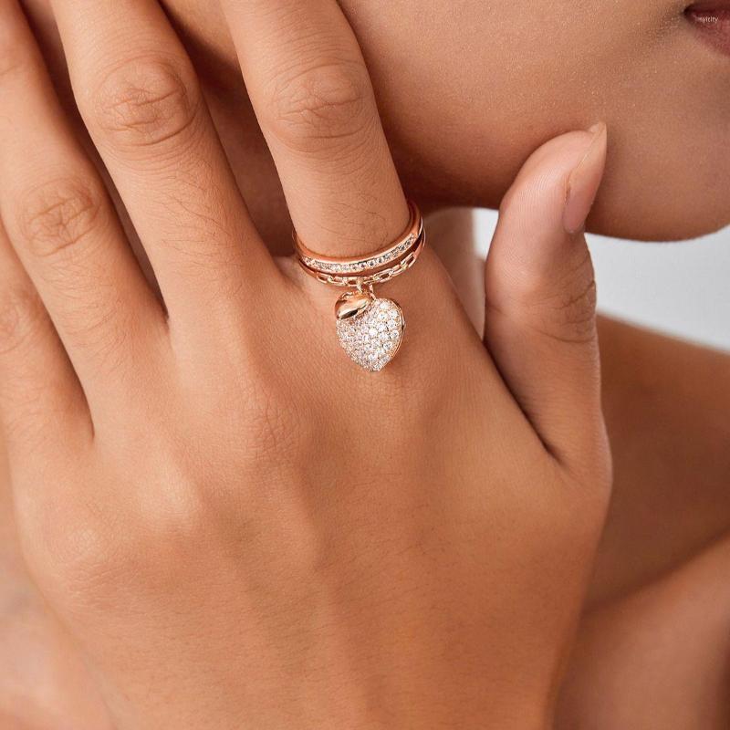 Wedding Rings Charms Crystal Small Dangle Heart Adjustable Open Ring For Women Silver Color Gifts Fashion Female Exquisite Jewelry
Wedding Rings Charms Crystal Small Dangle Heart Adjustable Open Ring For Women Silver Color Gifts Fashion Female Exquisite Jewelry