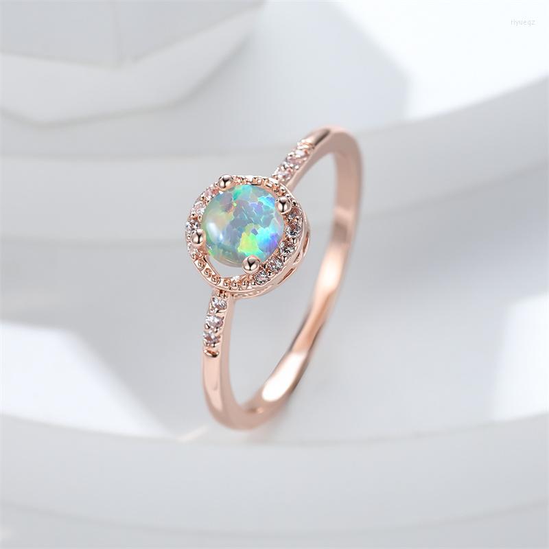 Wedding Rings Simple Rainbow Birthstone Blue Fire Opal For Women Rose Gold Color Round Ring Bands Stacking Thin Jewelry
Wedding Rings Simple Rainbow Birthstone Blue Fire Opal For Women Rose Gold Color Round Ring Bands Stacking Thin Jewelry