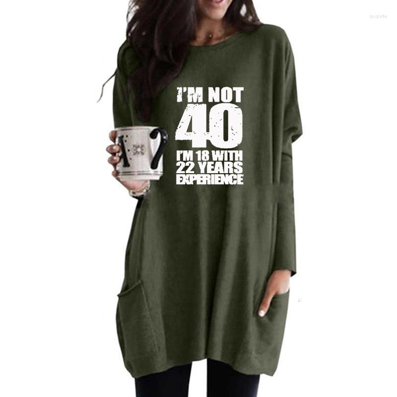 Women' Hoodies I'm NOT 40 18 With 22 Years Pocket Long For Female Femmes 40th Birthday Gift Spring Autumn Women Casual Sweatshirts, Black
Women' Hoodies I'm NOT 40 18 With 22 Years Pocket Long For Female Femmes 40th Birthday Gift Spring Autumn Women Casual Sweatshirts, Black