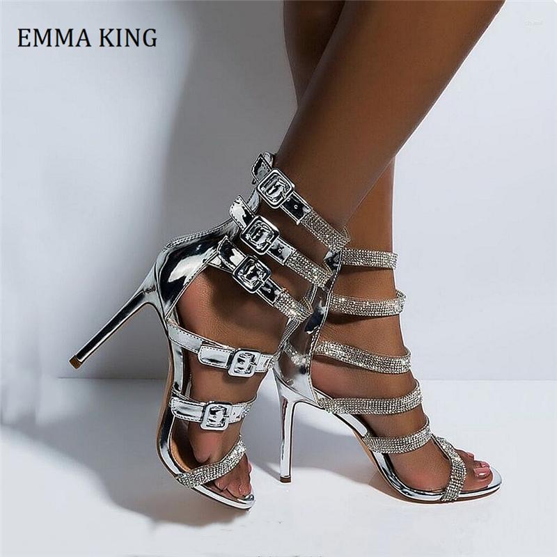 Sandals Strings Rhonestone Stiletto High Heel Women Crystal Ladies Shoes Zipper Design Party Open-toed 2023, 12cm
Sandals Strings Rhonestone Stiletto High Heel Women Crystal Ladies Shoes Zipper Design Party Open-toed 2023, 12cm