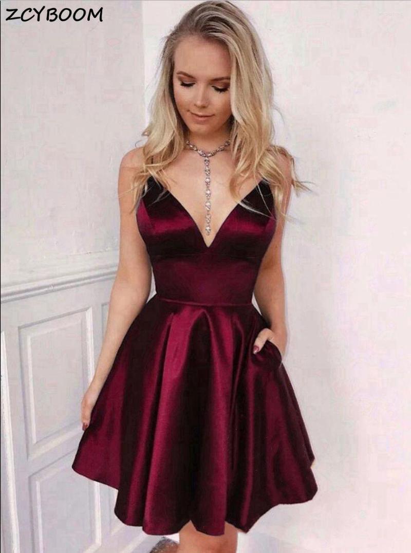 Party Dresses Short Cocktail 2023 Burgundy Formal Satin Spaghetti Straps Women Prom Wine Red Homecoming Graduation Gowns, Purple
Party Dresses Short Cocktail 2023 Burgundy Formal Satin Spaghetti Straps Women Prom Wine Red Homecoming Graduation Gowns, Purple