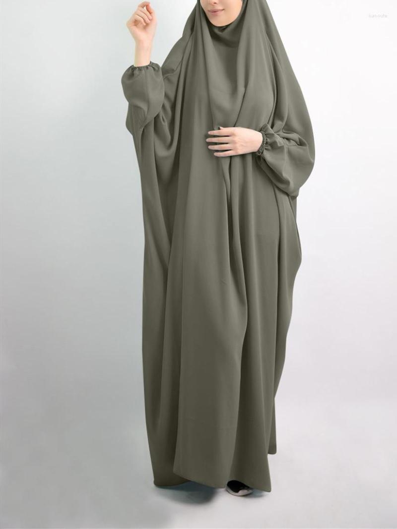 Ethnic Clothing Women's Dress Muslim Islam Hijab Batwing One Piece Prayer Abaya Dubai Turkish Arab Dresses Loose Large Solid Color Robe
Ethnic Clothing Women's Dress Muslim Islam Hijab Batwing One Piece Prayer Abaya Dubai Turkish Arab Dresses Loose Large Solid Color Robe