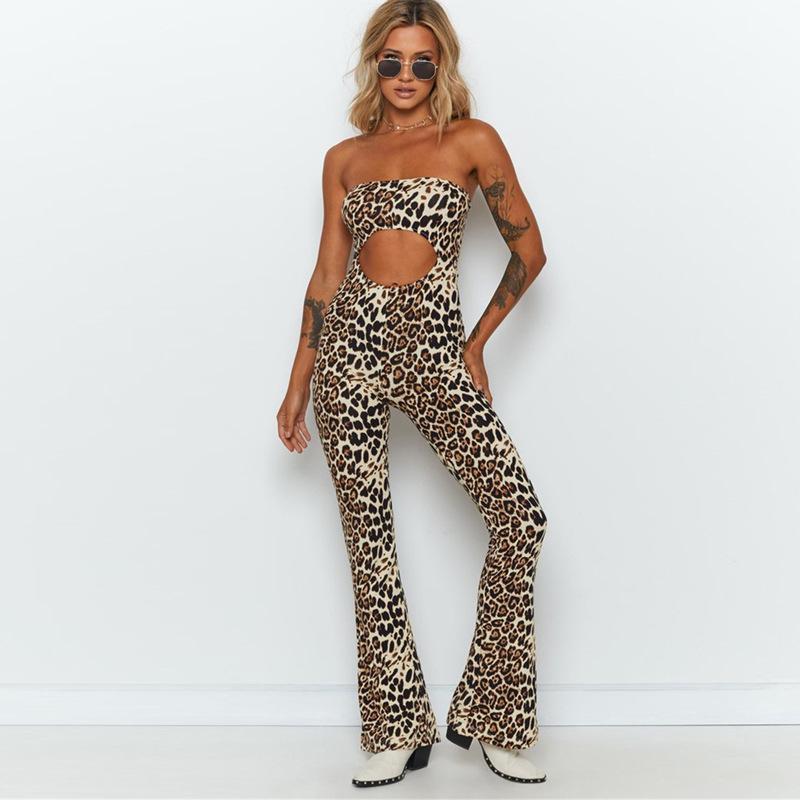 Women's Jumpsuits & Rompers Stylish Sleeveless Printed Low Cut Bodycon Long Jumpsuit Club Party Leopaed Hollow Romper, Picture shown
Women's Jumpsuits & Rompers Stylish Sleeveless Printed Low Cut Bodycon Long Jumpsuit Club Party Leopaed Hollow Romper, Picture shown