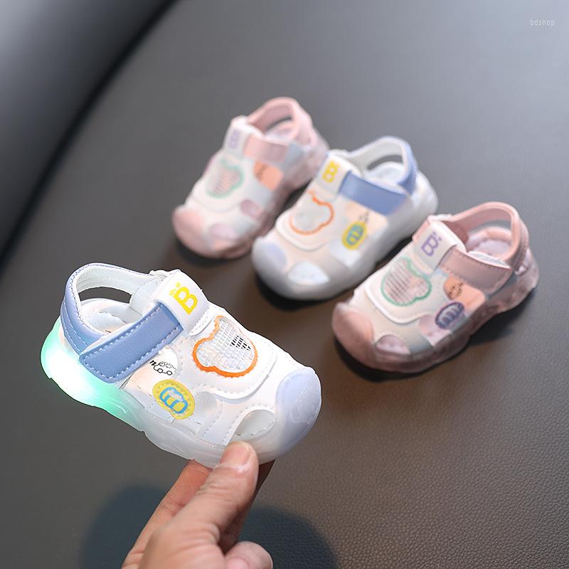 First Walkers LED Light Baby Sandals Summer Infant Shoes Soft Sole Toddler 1-2 Years Old Children Beach, Pink
First Walkers LED Light Baby Sandals Summer Infant Shoes Soft Sole Toddler 1-2 Years Old Children Beach, Pink