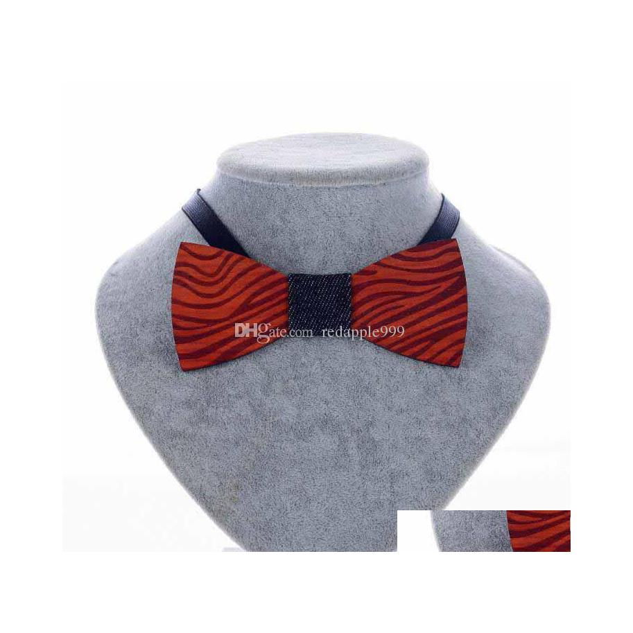Bow Ties Fashion Vintage Rosewood Handcarved Zebra Grain For Gentleman Wedding Wooden Bowtie Drop Delivery Accessories Dhqm8
Bow Ties Fashion Vintage Rosewood Handcarved Zebra Grain For Gentleman Wedding Wooden Bowtie Drop Delivery Accessories Dhqm8