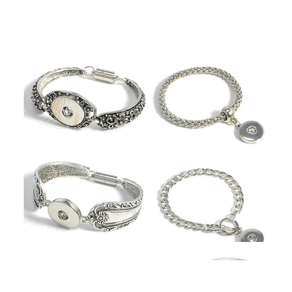 Charm Bracelets Pretty Sier Plated Bangle For Men Women Snap Button Bracelet Ginger Jewelry Cuff Metal Nanashop Drop Delivery Dhnfq
Charm Bracelets Pretty Sier Plated Bangle For Men Women Snap Button Bracelet Ginger Jewelry Cuff Metal Nanashop Drop Delivery Dhnfq