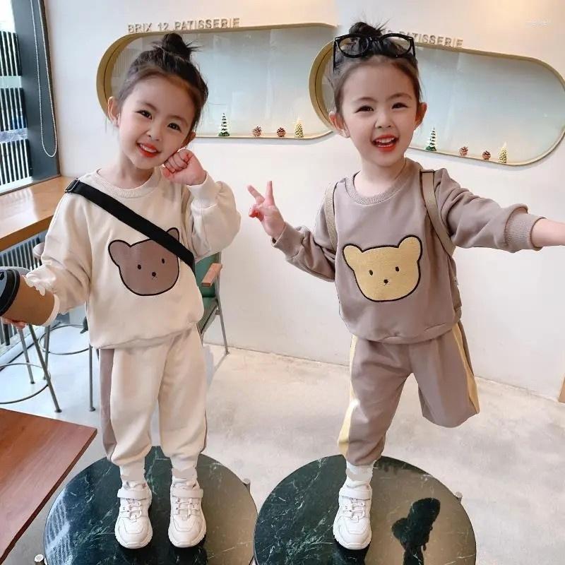 Clothing Sets Baby Girls Set Spring Autumn Cartoon Bear Toddler Girl Kids Tracksuit Korean Cotton Outfit Hoodies And Pant, Brown
Clothing Sets Baby Girls Set Spring Autumn Cartoon Bear Toddler Girl Kids Tracksuit Korean Cotton Outfit Hoodies And Pant, Brown