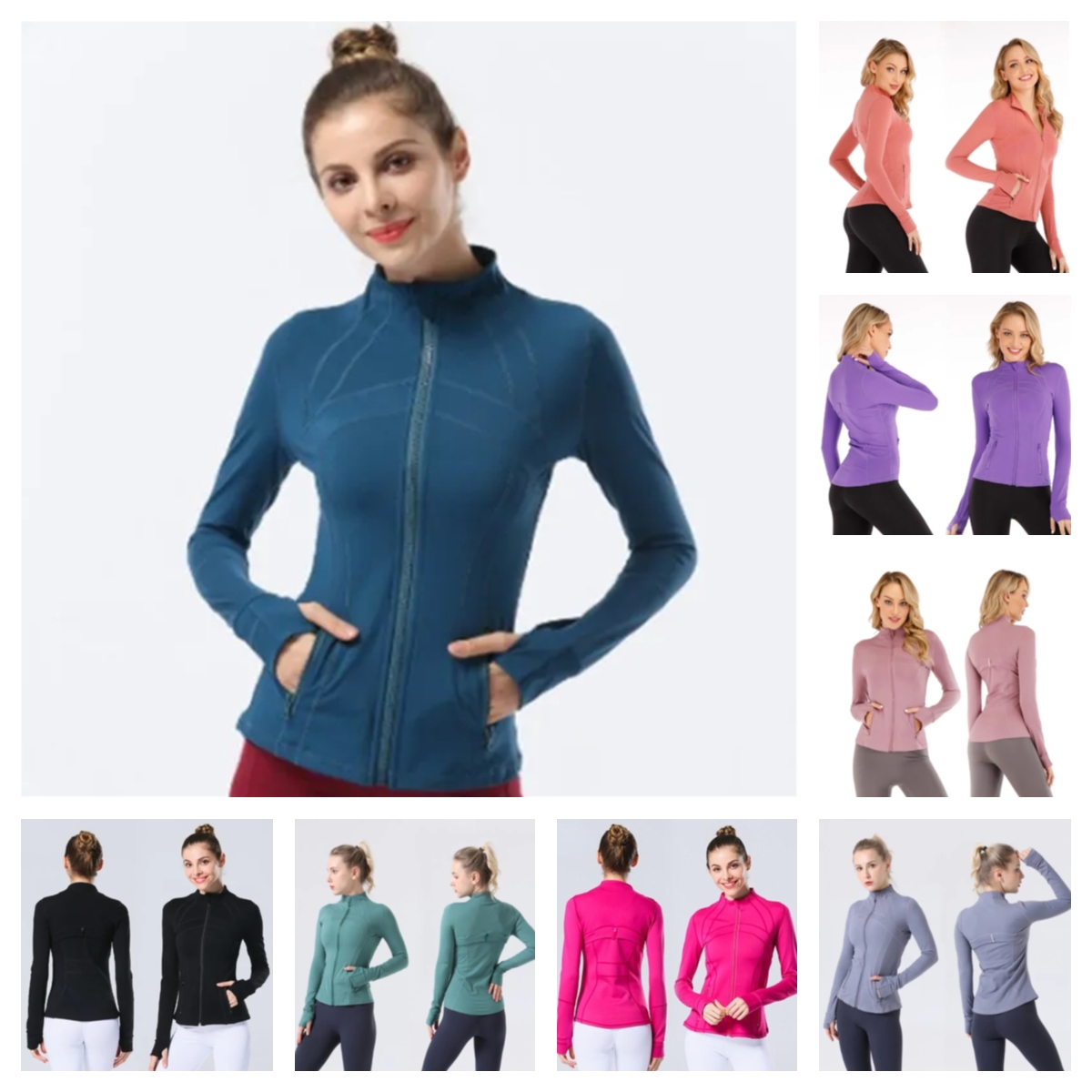 2023 Tops Women Yoga Clothes Top Slim Yogas Running Fitness Zipper Stand Collar Fit Long Sleeve Sports Training Quick Dry Jacket top, 021
2023 Tops Women Yoga Clothes Top Slim Yogas Running Fitness Zipper Stand Collar Fit Long Sleeve Sports Training Quick Dry Jacket top, 021