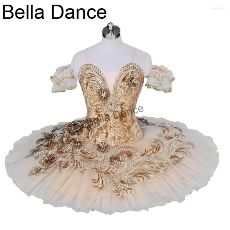 Stage Wear Professional Ballet Tutu Costume Beige Ballerina Pancake Skirt Women Performance Classical DressBT9030
Stage Wear Professional Ballet Tutu Costume Beige Ballerina Pancake Skirt Women Performance Classical DressBT9030