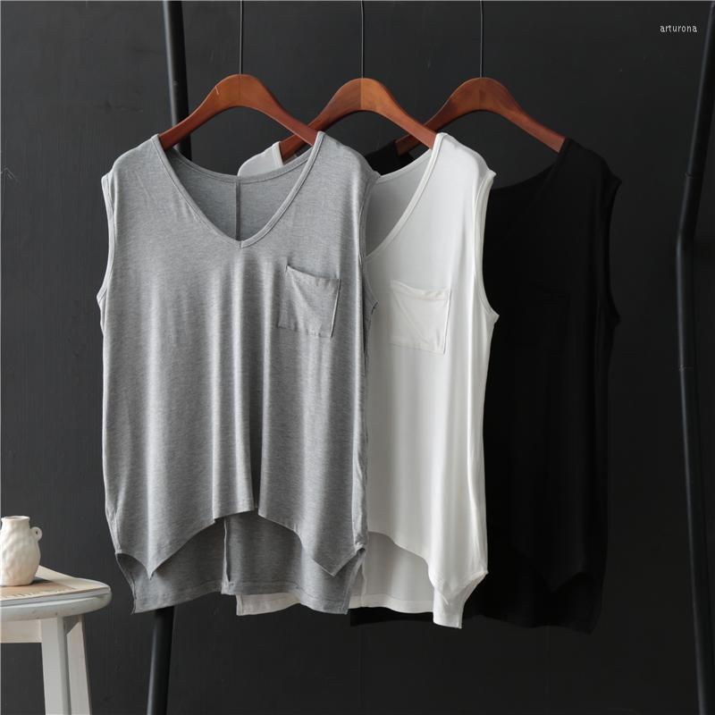 Women's Tanks V-neck Solid Women Camisole 2023 Summer Sleeved Pocket Loose Casua All Match Female Pulls Outwear Coat Tops Tees, Gray
Women's Tanks V-neck Solid Women Camisole 2023 Summer Sleeved Pocket Loose Casua All Match Female Pulls Outwear Coat Tops Tees, Gray