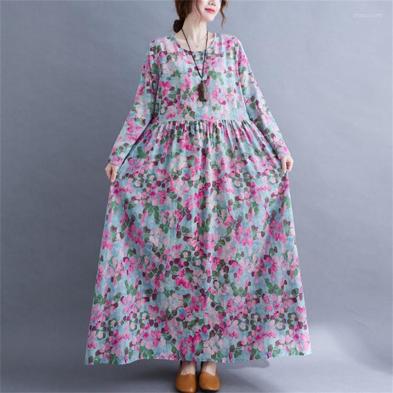 Casual Dresses Large Size Women's Clothing 2023 Autumn Middle-Aged Mother Ethnic Style Retro Printed Cotton And Linen Dress Loose, Purple floral
Casual Dresses Large Size Women's Clothing 2023 Autumn Middle-Aged Mother Ethnic Style Retro Printed Cotton And Linen Dress Loose, Purple floral