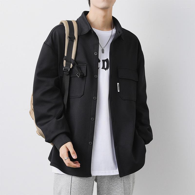 Men's Jackets Spring And Autumn 2023 Men's Jacket Trend Iins Premium Round Neck Solid Long Sleeve Workwear Top Loose Fashion Casual Coat, Black
Men's Jackets Spring And Autumn 2023 Men's Jacket Trend Iins Premium Round Neck Solid Long Sleeve Workwear Top Loose Fashion Casual Coat, Black