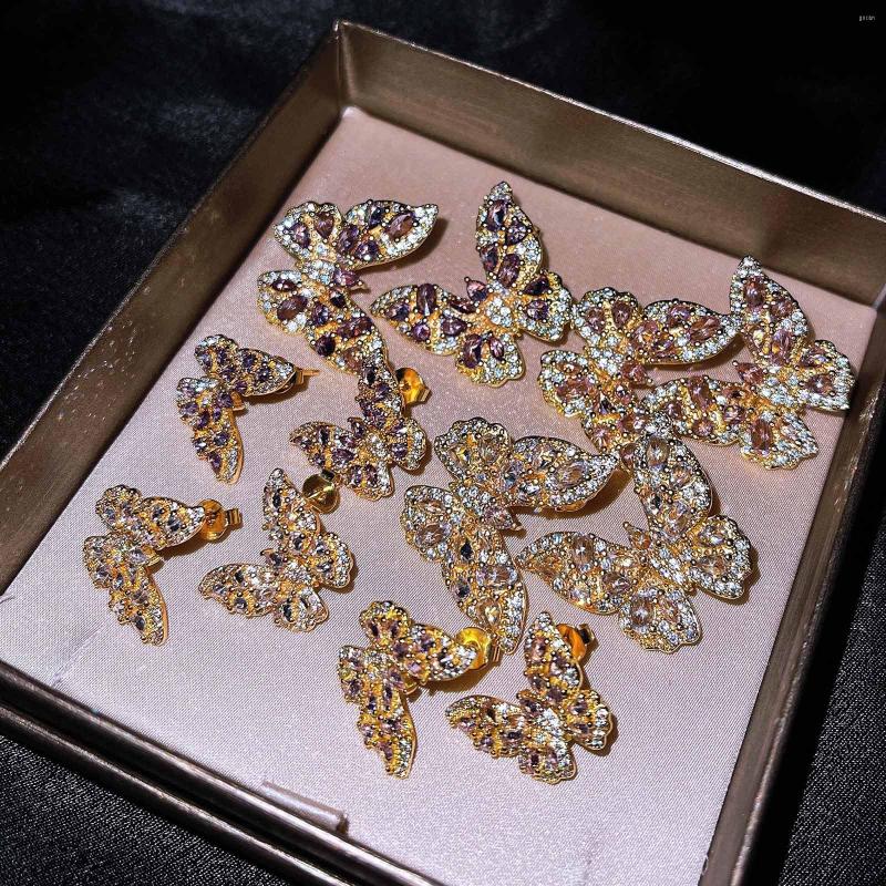 Stud Earrings Creative Inlaid Crystal Spot Butterfly Luxury And Exquisite Ladies Attending Cocktail Party Accessories
Stud Earrings Creative Inlaid Crystal Spot Butterfly Luxury And Exquisite Ladies Attending Cocktail Party Accessories