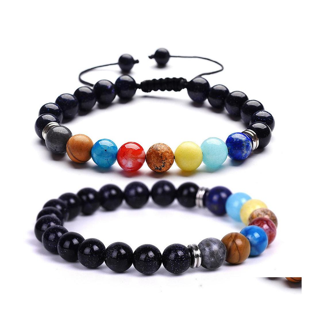 Beaded Strands Eight Planets Natural Stone Beads Chain Bracelets For Women Men Lovers Galaxy Solar System Lava Rock Yoga Chakra Cha Otntv
Beaded Strands Eight Planets Natural Stone Beads Chain Bracelets For Women Men Lovers Galaxy Solar System Lava Rock Yoga Chakra Cha Otntv
