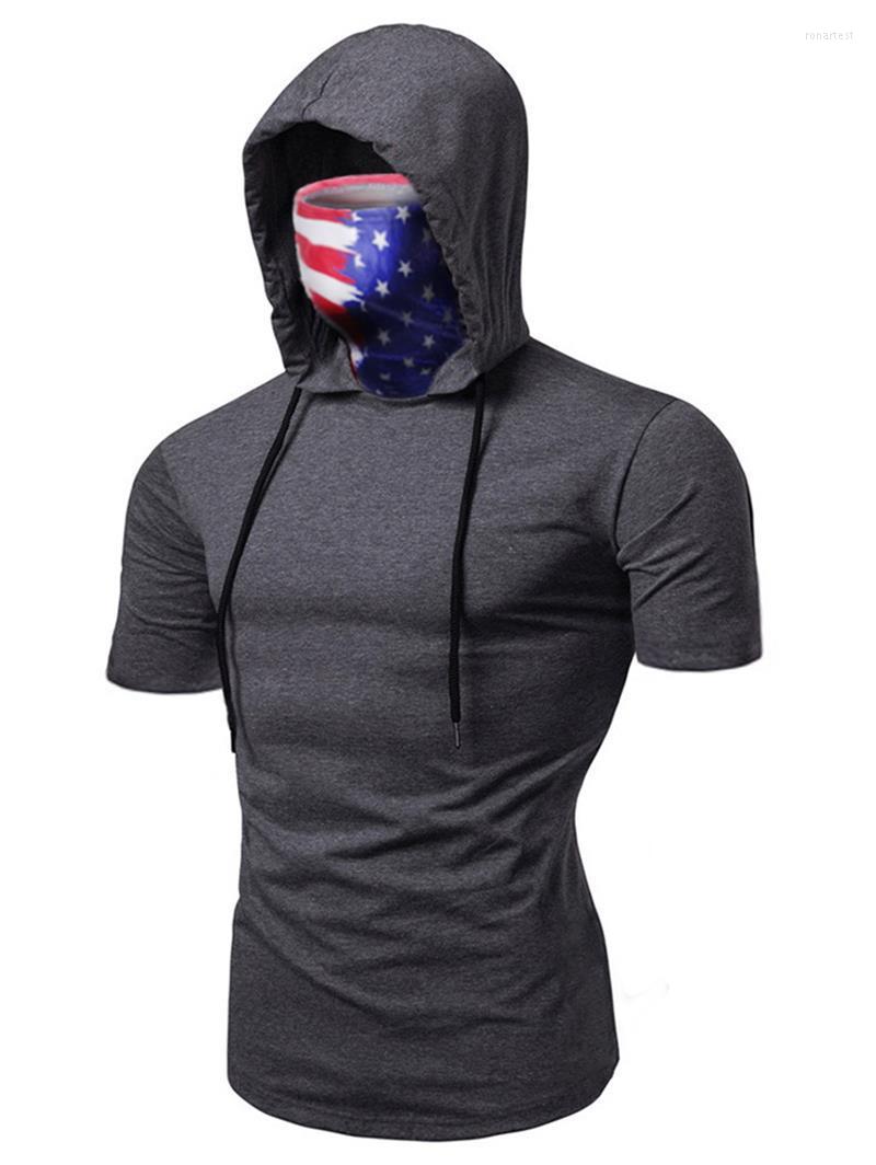Men's Hoodies Short Sleeve With Mask USA Flag Printed Men Causal Stretch Slim Fitness T Shirt Summer Solid Hip Hop Sweatshirt, Black
Men's Hoodies Short Sleeve With Mask USA Flag Printed Men Causal Stretch Slim Fitness T Shirt Summer Solid Hip Hop Sweatshirt, Black