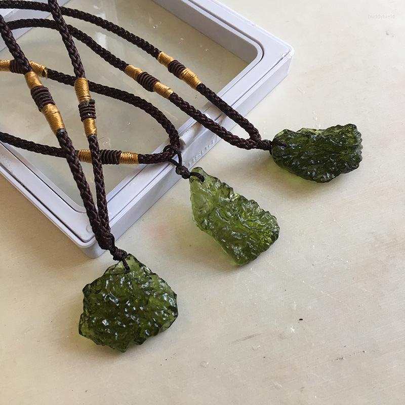 Pendant Necklaces 3-15g Czech Moldavite Green Aerolites Rrystal Stone Crystal Energy Natural Random Shape Necklace
Pendant Necklaces 3-15g Czech Moldavite Green Aerolites Rrystal Stone Crystal Energy Natural Random Shape Necklace