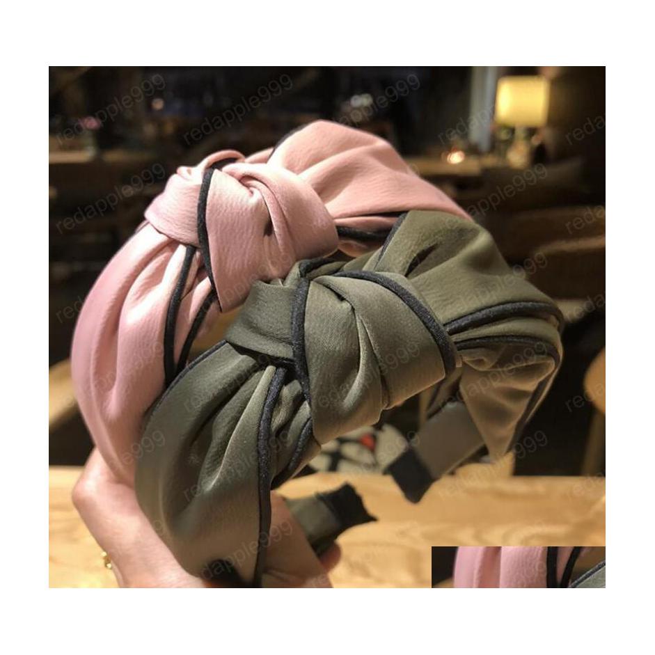 Headbands Fashion Women Headband Classic Hair Band Girls Solid Center Knot Hairband Turban Adt Accessories Wholesale Drop Delivery J Dhkbt
Headbands Fashion Women Headband Classic Hair Band Girls Solid Center Knot Hairband Turban Adt Accessories Wholesale Drop Delivery J Dhkbt