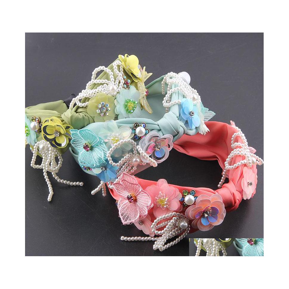 Headbands Fashion Temperament Fabric Inlaid With Color Rhinestones Sequins Pearls Tassels Hair Bands Ladies Accessories Drop Deliver Dhd0E
Headbands Fashion Temperament Fabric Inlaid With Color Rhinestones Sequins Pearls Tassels Hair Bands Ladies Accessories Drop Deliver Dhd0E