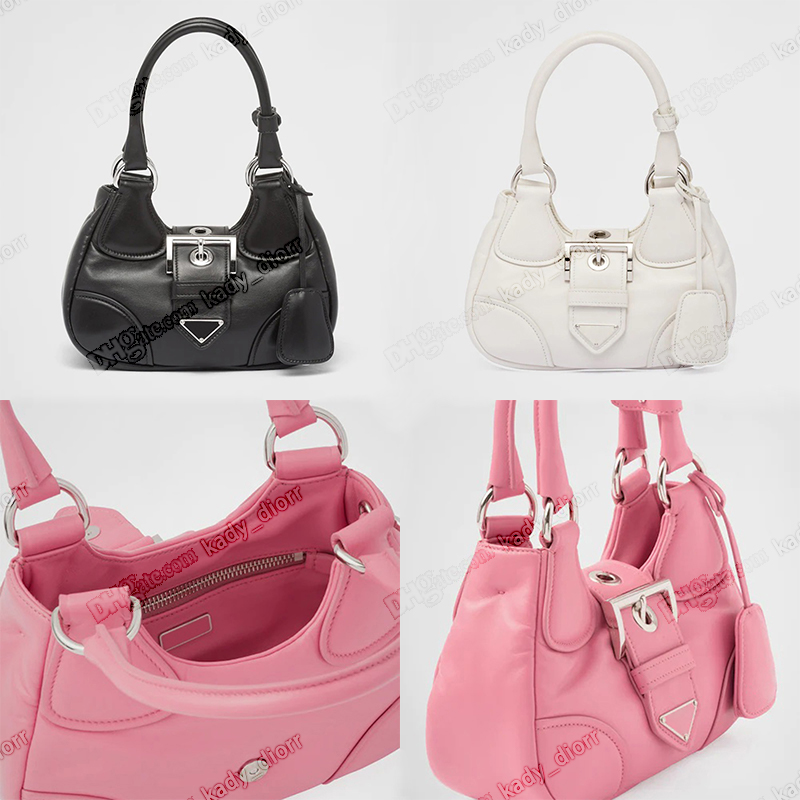 Pradas Moon Padded Nappa Leather Bag Women Light Padding Ton-sur-ton Triangle Logo Tote Designer Metal Hardware Hobo Bags Magnetic Closure Shoulder Underarm Bag, Black
Pradas Moon Padded Nappa Leather Bag Women Light Padding Ton-sur-ton Triangle Logo Tote Designer Metal Hardware Hobo Bags Magnetic Closure Shoulder Underarm Bag, Black