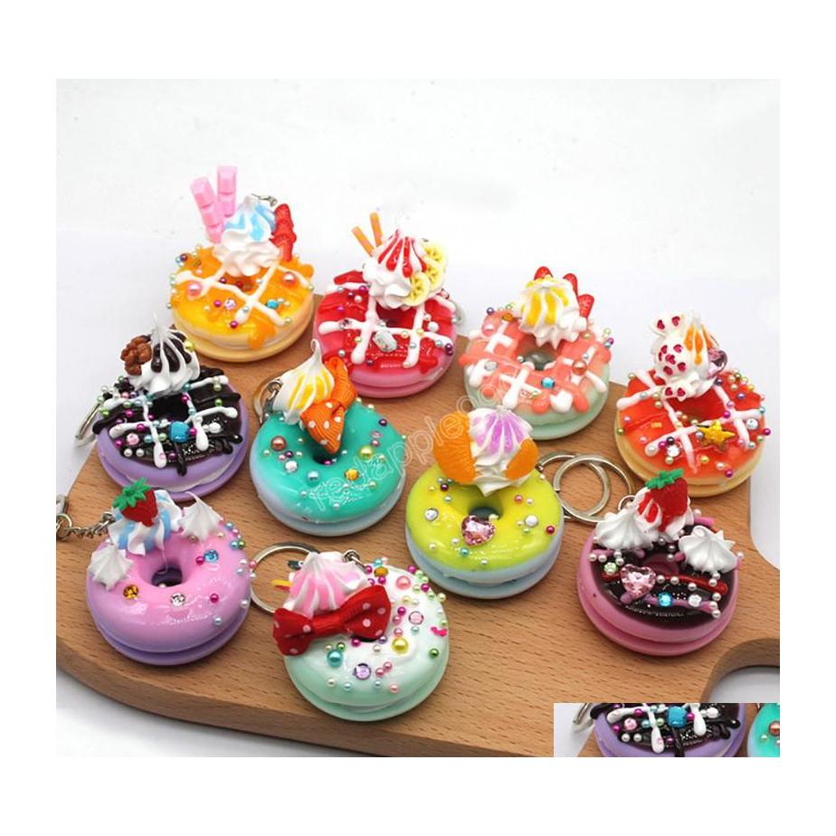 Keychains Lanyards Cartoon Bread Donut Keychain Creative Pearl Crystal Cute Girl Backpack Car Pendant Couple Rhinestone Keyfob Gif Dh4Ip
Keychains Lanyards Cartoon Bread Donut Keychain Creative Pearl Crystal Cute Girl Backpack Car Pendant Couple Rhinestone Keyfob Gif Dh4Ip