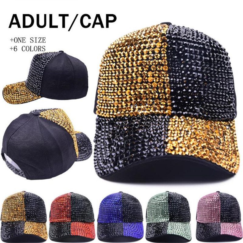 Adults Women Rhinestone Hats Baseball Cap Bling Diamond Cap Swag Girl Snap Back Spring Summer Sun Sports Caps DF026, Multi
Adults Women Rhinestone Hats Baseball Cap Bling Diamond Cap Swag Girl Snap Back Spring Summer Sun Sports Caps DF026, Multi