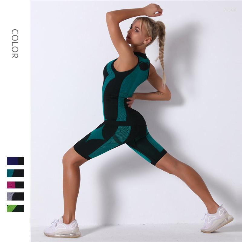 Active Sets 2Pcs Women Workout Fitness Set Seamless Yoga Running Tank Top Vest& Hight Waisted Shorts Sport Clothing For Female Gym Wear, Rose red black
Active Sets 2Pcs Women Workout Fitness Set Seamless Yoga Running Tank Top Vest& Hight Waisted Shorts Sport Clothing For Female Gym Wear, Rose red black