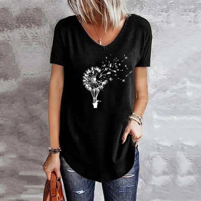 Women' T Shirts 2023 Summer Fashion Casual Wear Women V Neck Loose Short Sleeve T-Shirt Female Dandelion Print Harajuku Pullover Streetwear, Green
Women' T Shirts 2023 Summer Fashion Casual Wear Women V Neck Loose Short Sleeve T-Shirt Female Dandelion Print Harajuku Pullover Streetwear, Green