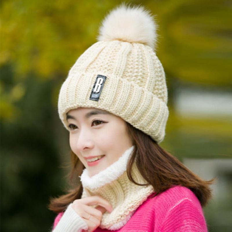 Hats Scarves Gloves Sets & Autumn Winter Women'S Hat Caps Knitted Wool Warm Scarf Thick Pompoms Balaclava Multi Functional Set For Women
Hats Scarves Gloves Sets & Autumn Winter Women'S Hat Caps Knitted Wool Warm Scarf Thick Pompoms Balaclava Multi Functional Set For Women
