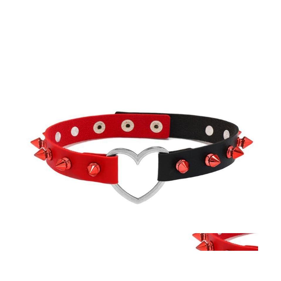 Chokers Goth Punk Spike Rivet Choker Collar For Women Necklace Splicing Strap Cosplay Rock Gothic Accessories Drop Delivery Jewelry Otlmz
Chokers Goth Punk Spike Rivet Choker Collar For Women Necklace Splicing Strap Cosplay Rock Gothic Accessories Drop Delivery Jewelry Otlmz