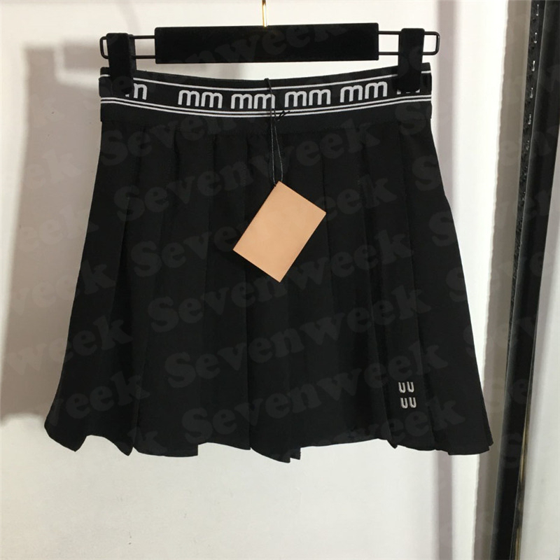 Letter Webbing Pleated Skirts Dress For Women Elastic Waist Embroidered Short Dress Fashion Brand Girls Skirt Designer Clothes, Black
Letter Webbing Pleated Skirts Dress For Women Elastic Waist Embroidered Short Dress Fashion Brand Girls Skirt Designer Clothes, Black