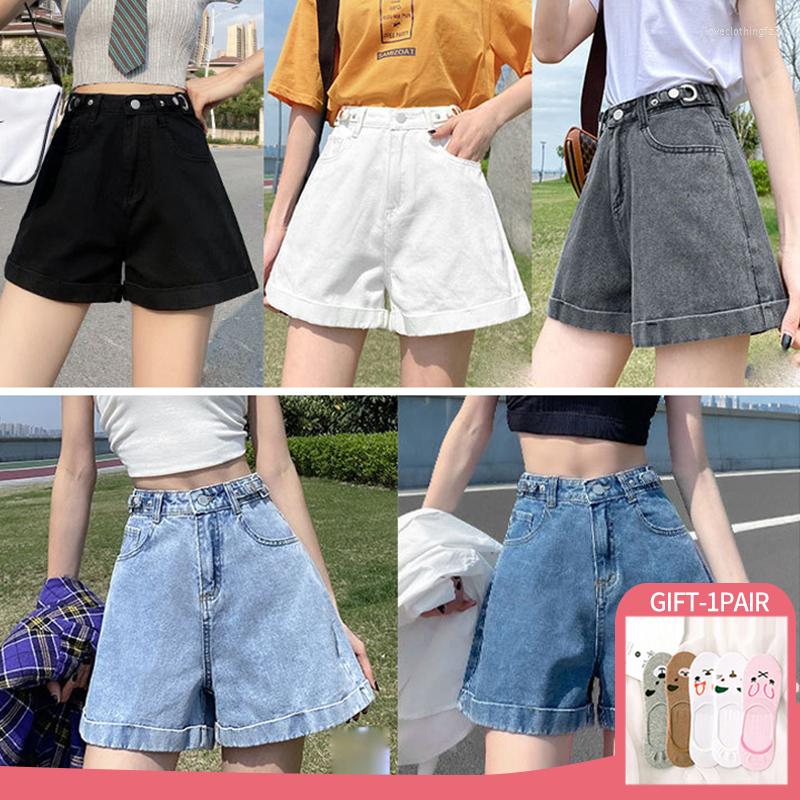 Women' Shorts Summer Denim Women High Waist Leg Jeans Korean Fashion Style Casual Woman Clothes Blue, Black
Women' Shorts Summer Denim Women High Waist Leg Jeans Korean Fashion Style Casual Woman Clothes Blue, Black
