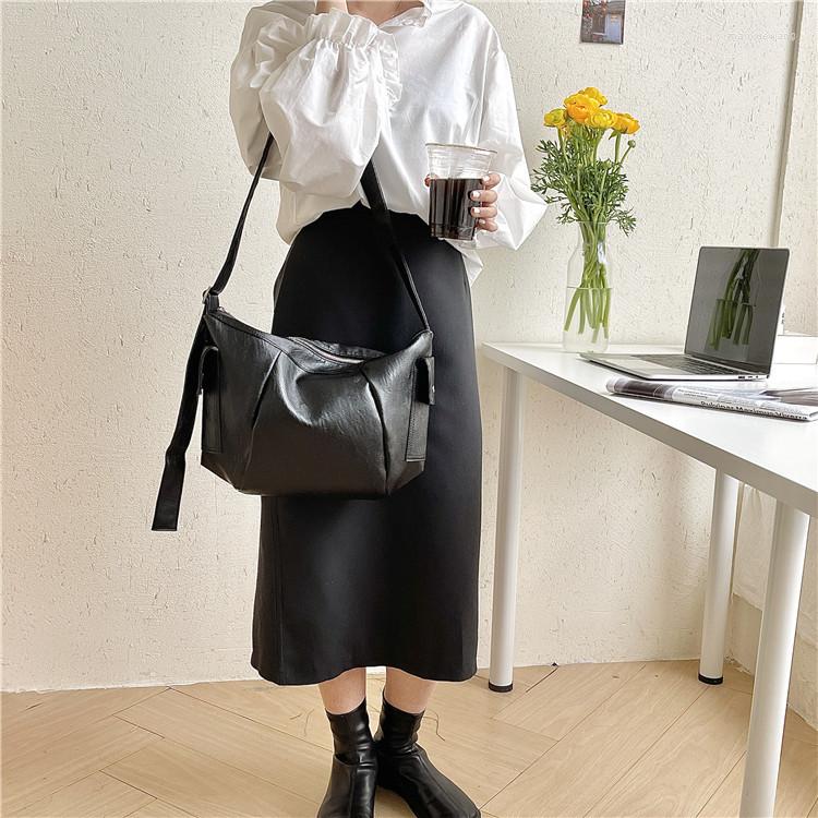 Evening Bags Women's Large Handbag Soft Leather Shoulder Crossbody Bag High Quality Tote Ladies Solid Casual Totes Fashion Bucket Ins, White
Evening Bags Women's Large Handbag Soft Leather Shoulder Crossbody Bag High Quality Tote Ladies Solid Casual Totes Fashion Bucket Ins, White