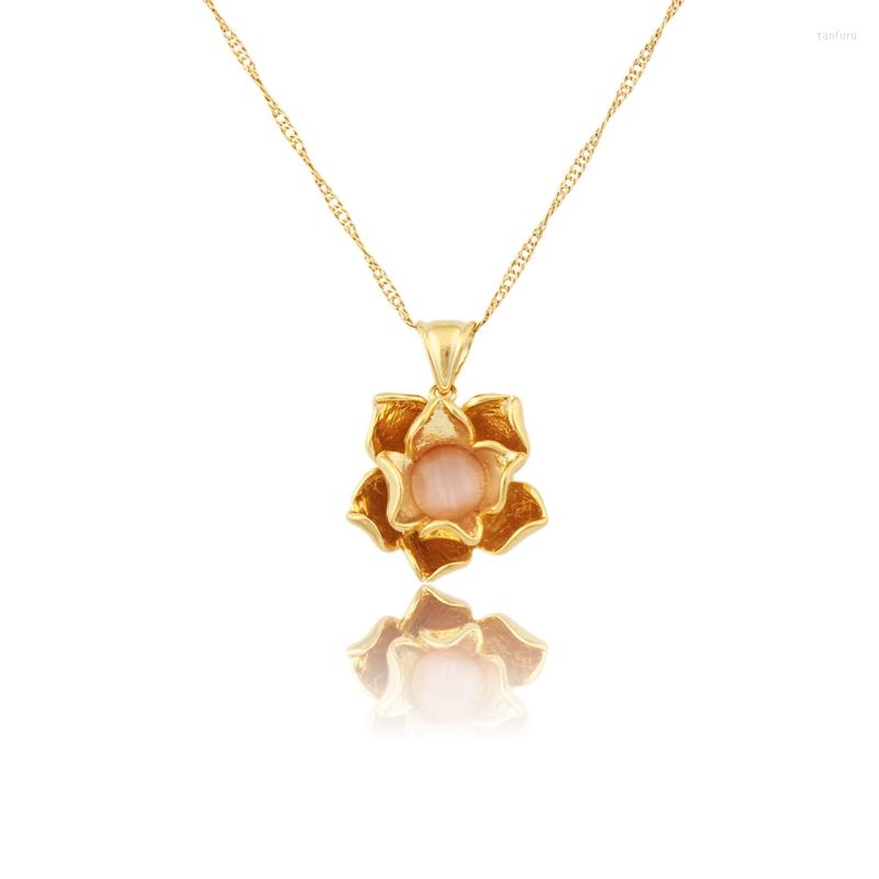 Pendant Necklaces High Quality Gold Color Jewelry Crystal Necklace Flower For Women Gift
Pendant Necklaces High Quality Gold Color Jewelry Crystal Necklace Flower For Women Gift