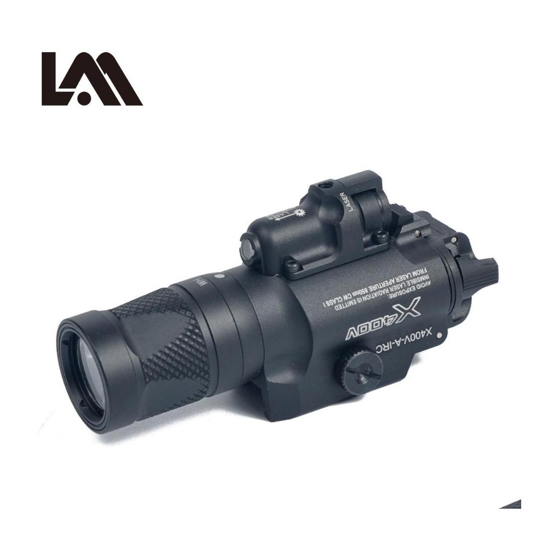 Gun Lights Tactical Sf X400V Led Light Hunting Flashlight White With Red Laser Drop Delivery Sports Outdoors Dh4Hc
Gun Lights Tactical Sf X400V Led Light Hunting Flashlight White With Red Laser Drop Delivery Sports Outdoors Dh4Hc