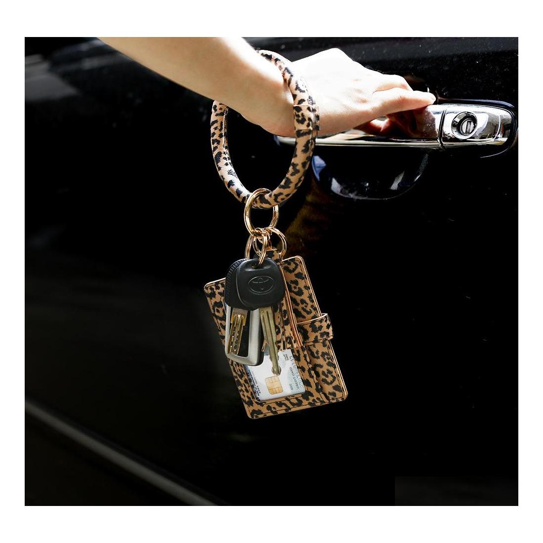 Key Rings Women Girls Leopard Pu Leather Bracelet Ring Bangle Keyring Tassel Circle Keychain Wristlet Keyrings With Wallet Purse Dro Dhbdc
Key Rings Women Girls Leopard Pu Leather Bracelet Ring Bangle Keyring Tassel Circle Keychain Wristlet Keyrings With Wallet Purse Dro Dhbdc
