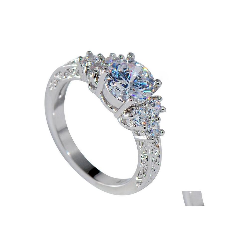 Wedding Rings Fashion Classic Aaa Austria Crystal Ring For Bridal Gift Women Engagement Zircon Jewelry Drop Delivery Ot5Ea
Wedding Rings Fashion Classic Aaa Austria Crystal Ring For Bridal Gift Women Engagement Zircon Jewelry Drop Delivery Ot5Ea