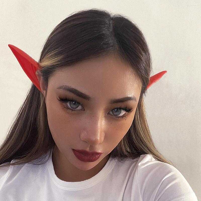 Backs Earrings Funny Personality Silicone Elf Ear Clip Fake For Women Gothic Red Flesh-colored Cuff Halloween Cosplay Jewelry
Backs Earrings Funny Personality Silicone Elf Ear Clip Fake For Women Gothic Red Flesh-colored Cuff Halloween Cosplay Jewelry