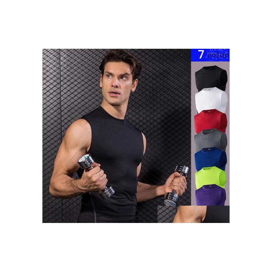 Outdoor T-Shirts Training Basketball Vests Men Compression Tank Top Gym Fitness Running Male Sports Sleeveless Tshirt Clothing Wear Dhytw, White
Outdoor T-Shirts Training Basketball Vests Men Compression Tank Top Gym Fitness Running Male Sports Sleeveless Tshirt Clothing Wear Dhytw, White