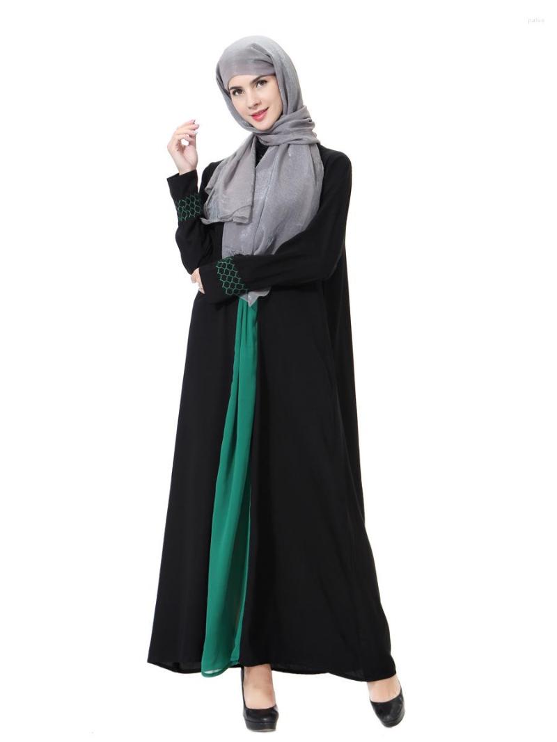Ethnic Clothing Women Abaya Muslim Ramadan Prayer Robe Dubai Turkey Hijab Dress Middle East Arab Islam Gown Femme Stitching Two-Color
Ethnic Clothing Women Abaya Muslim Ramadan Prayer Robe Dubai Turkey Hijab Dress Middle East Arab Islam Gown Femme Stitching Two-Color