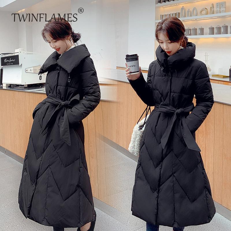 Women's Trench Coats TWINFLAMES Thicken Parkas Women Fashion Long Loose Cotton Jacket Elegant Belt Jackets Female Ladies, Beige
Women's Trench Coats TWINFLAMES Thicken Parkas Women Fashion Long Loose Cotton Jacket Elegant Belt Jackets Female Ladies, Beige