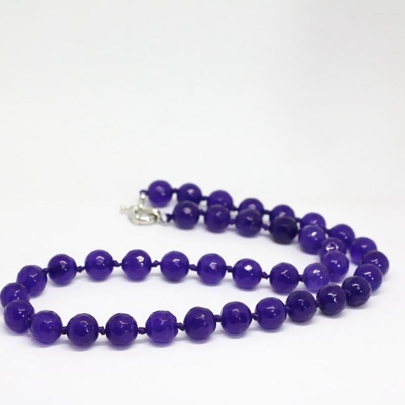 Chains Faceted Round Beads Charms Necklace Natural Stone Chalcedony Jades 8mm 10mm Delicate Noble Chain Jewelry 18inch B1450
Chains Faceted Round Beads Charms Necklace Natural Stone Chalcedony Jades 8mm 10mm Delicate Noble Chain Jewelry 18inch B1450