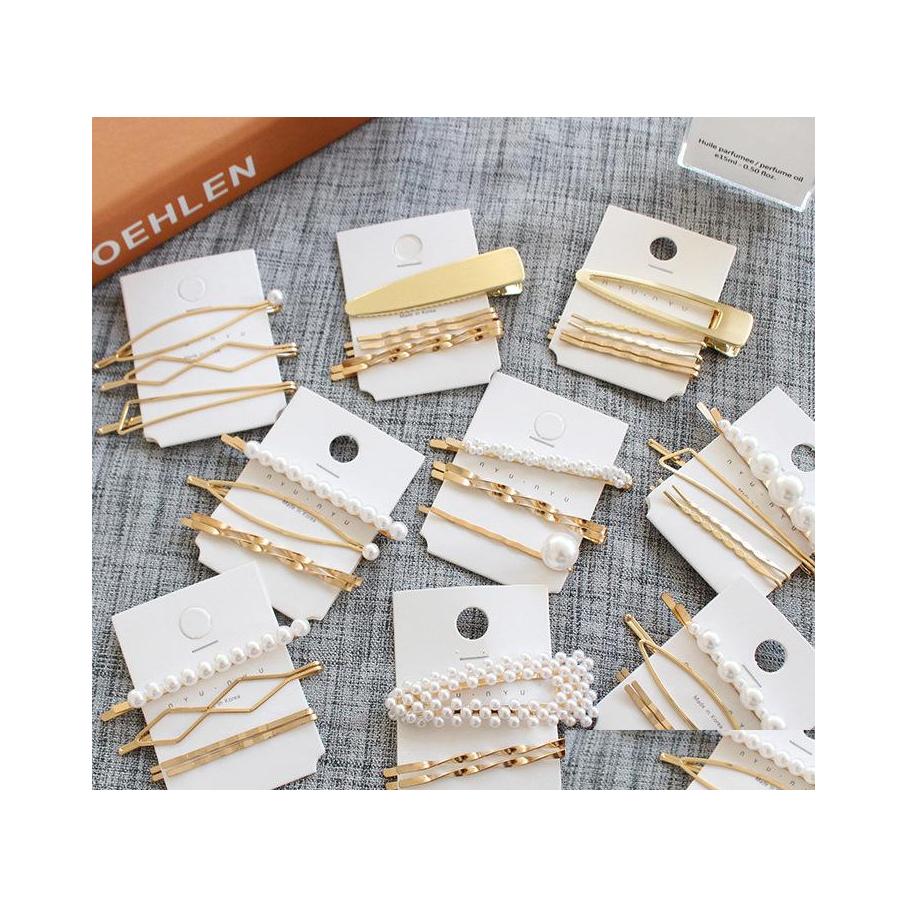 Hair Clips Barrettes Fashion Jewelry Womens Simple Sweet Hairpin Clip Mixed Bobby Pin Lady Barrette Set Drop Delivery Hairjewelry Dhrc3
Hair Clips Barrettes Fashion Jewelry Womens Simple Sweet Hairpin Clip Mixed Bobby Pin Lady Barrette Set Drop Delivery Hairjewelry Dhrc3