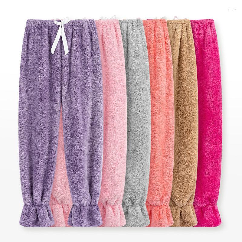 Women's Sleepwear Flannel Pajama Pants Autumn Winter Women Warm Elastic Thick And Fleece Plus-size Trousers Coral Comfort Home
Women's Sleepwear Flannel Pajama Pants Autumn Winter Women Warm Elastic Thick And Fleece Plus-size Trousers Coral Comfort Home