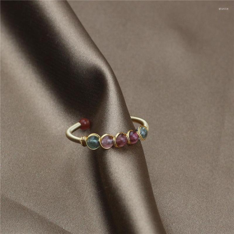Wedding Rings Sandrine Wholesale Fashion Jewelry Color Natural Stone Opening Size Women Handmade DIY Weddings Party Gift SDR0007NE
Wedding Rings Sandrine Wholesale Fashion Jewelry Color Natural Stone Opening Size Women Handmade DIY Weddings Party Gift SDR0007NE