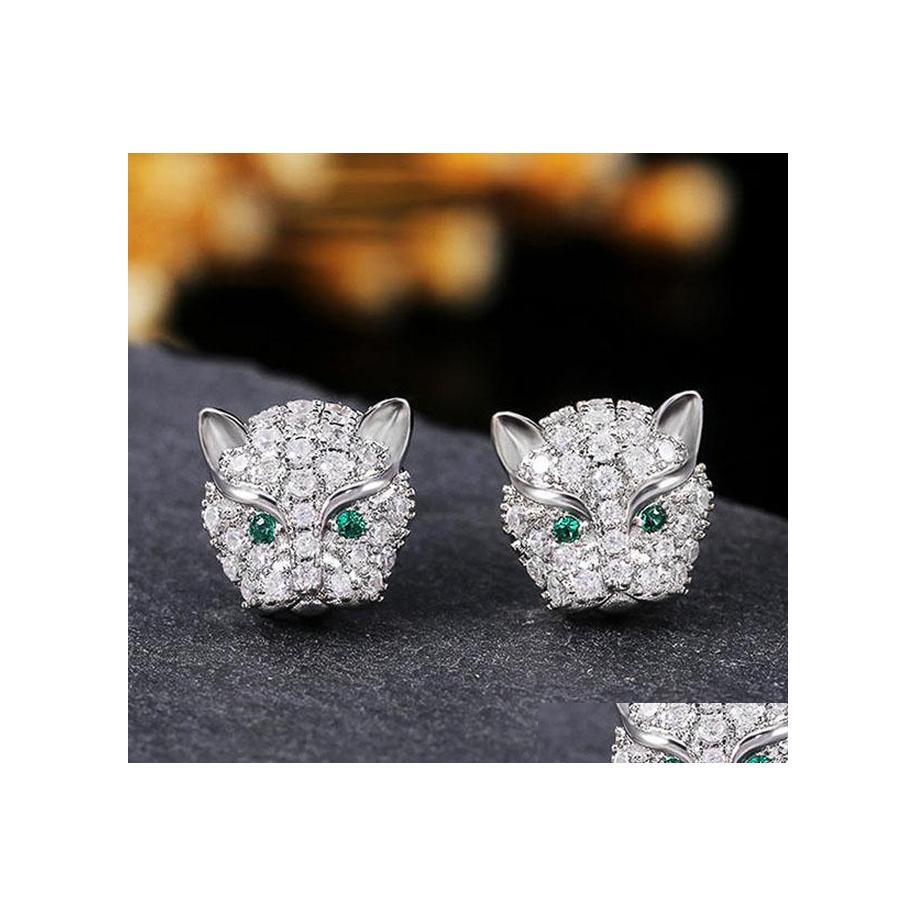 Stud Fashion Jewelry Diamond Zircon Leopard Head Earrings Womens Cute Leopards Earring Drop Delivery Dhjah
Stud Fashion Jewelry Diamond Zircon Leopard Head Earrings Womens Cute Leopards Earring Drop Delivery Dhjah