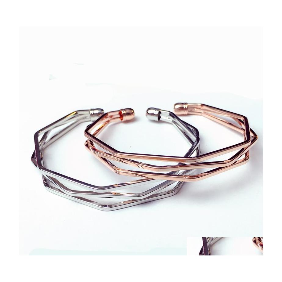 Bangle Fashion Jewelry Womens Bracelet Openning Three Layer Geometric Bracelets Drop Delivery Dhtc8
Bangle Fashion Jewelry Womens Bracelet Openning Three Layer Geometric Bracelets Drop Delivery Dhtc8